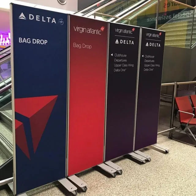 While everyone was sleeping, the staff at Clockhouse made a few little changes to the @virginatlantic and @delta Check In area at @heathrow_airport Terminal 3. .
.
.
.
Here is a sneak peak at what’s to come over the next few weeks. Be sure to look out for our special lightweight wheel-able totems, they help bring the brand to life. .
.
.
.
.
For more on this project, be sure to follow us here. Click the link in the bio for more of our work, or visit www.clockhousedesign.co.uk 
#branding #brandimplementation #virgin #virginatlantic #deltaairlines #heathrow #airport #overnight #nosleep #installation #vinyl #branddesign #designagency #lovewhatyoudo #followus #humpday #work #latenight #upperclass #adventure #travels #website #bigbrand #airline #traveltheworld #travelinstyle #styleguide #lifestyle #wayfinding #agencylife